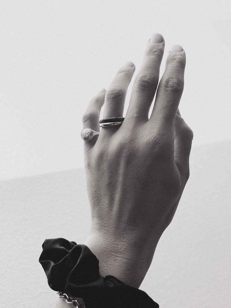 Moon Pearl Pinky Ring by PIA at PIAADORN.COM