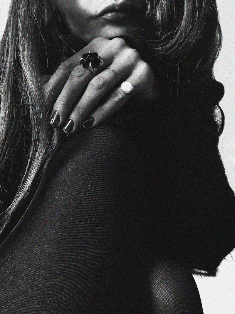 MOON PEARL PROMISE RING